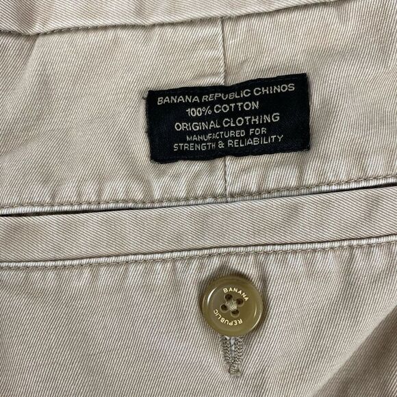 Banana Republic Men's Dawson Relaxed Fit Cotton Chino size 34 - Picture 8 of 8